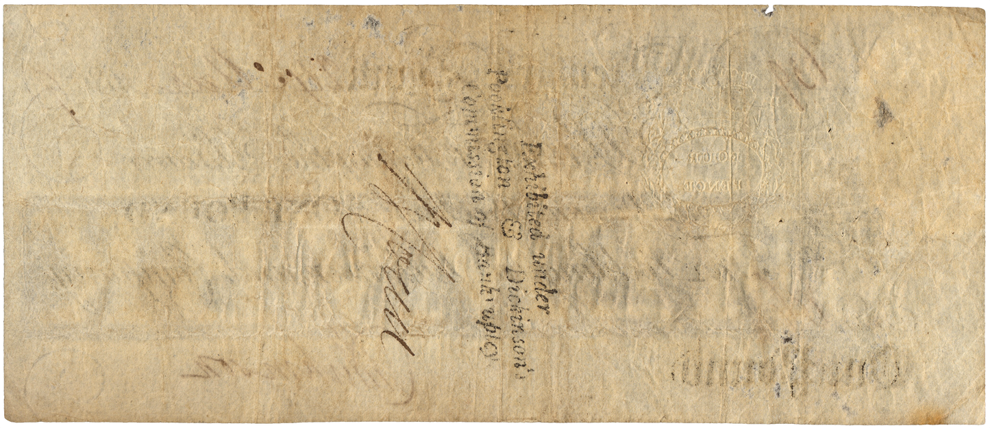 Newark Bank 1808 £1 banknote Outing 1488i