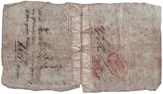 Newport Old Bank Monmouthshire 1845 £5 banknote Outing 1544a