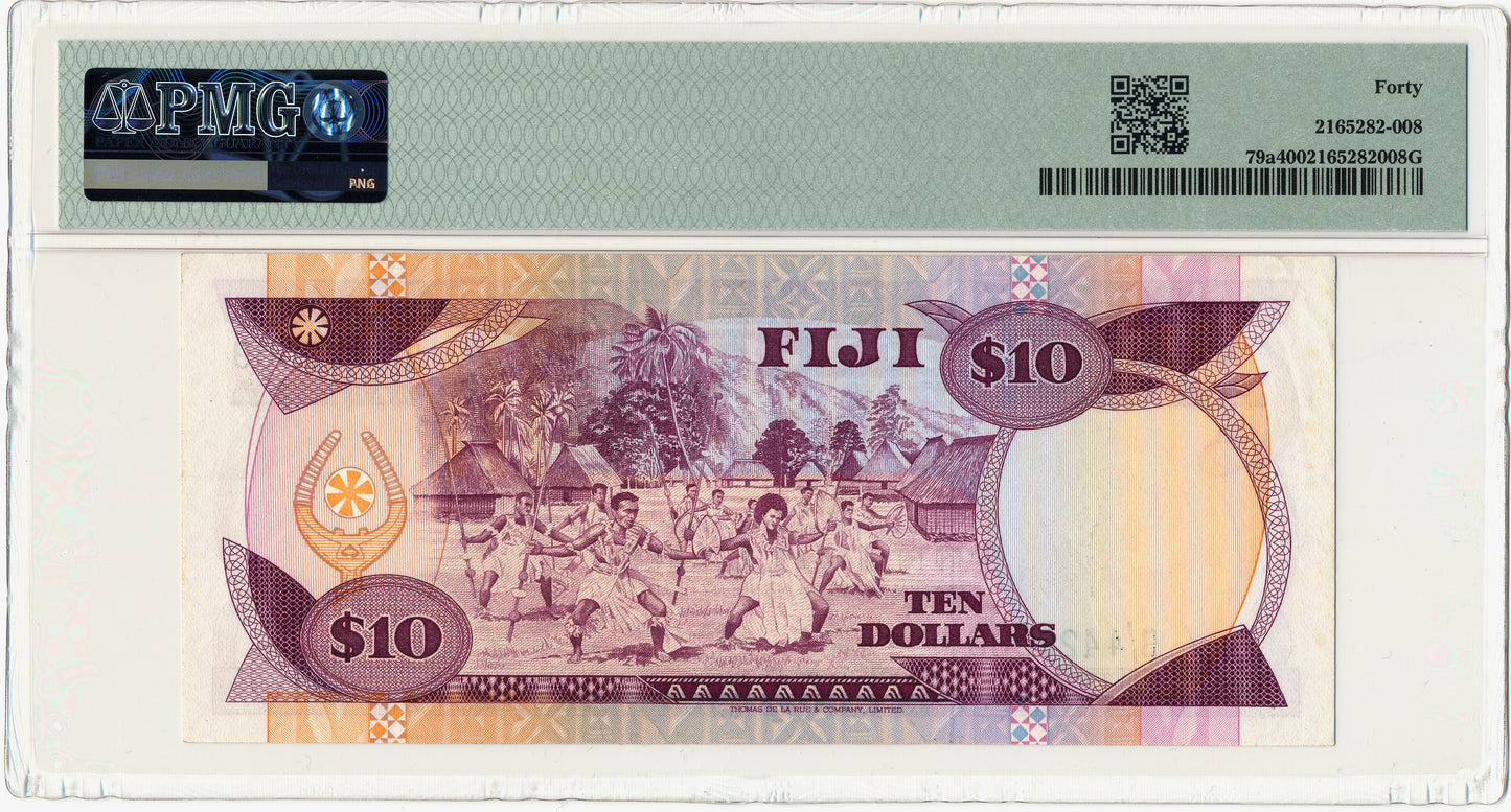 FIJI P.79a 1980 $10 EF 40