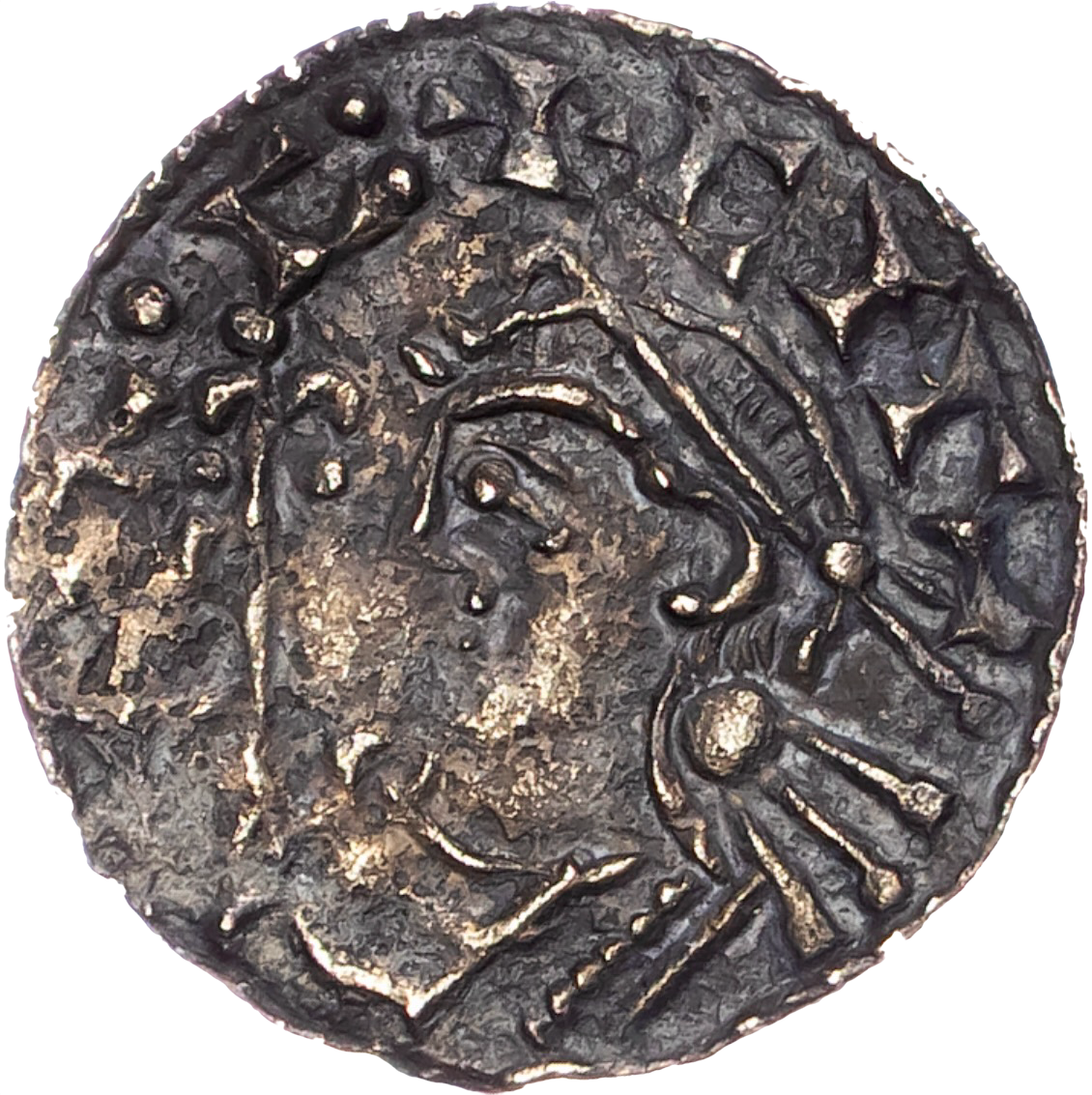 1016-1035 CNUT Silver Penny Short cross type S.1159 GVF