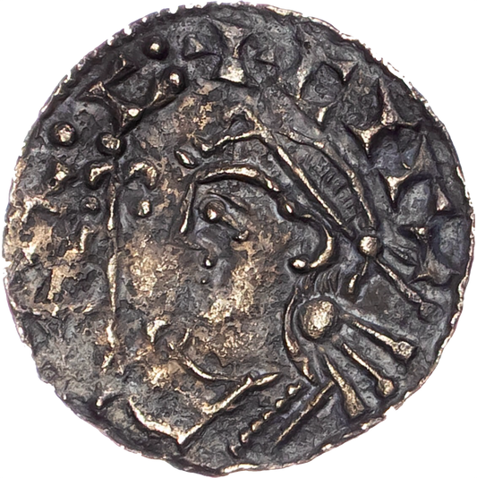 1016-1035 CNUT Silver Penny Short cross type S.1159 GVF