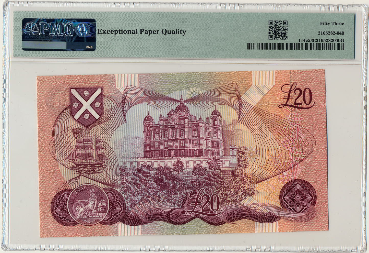 SCOTLAND P.114c SC145c 1974 Bank of Scotland £20 AUNC 53 EPQ