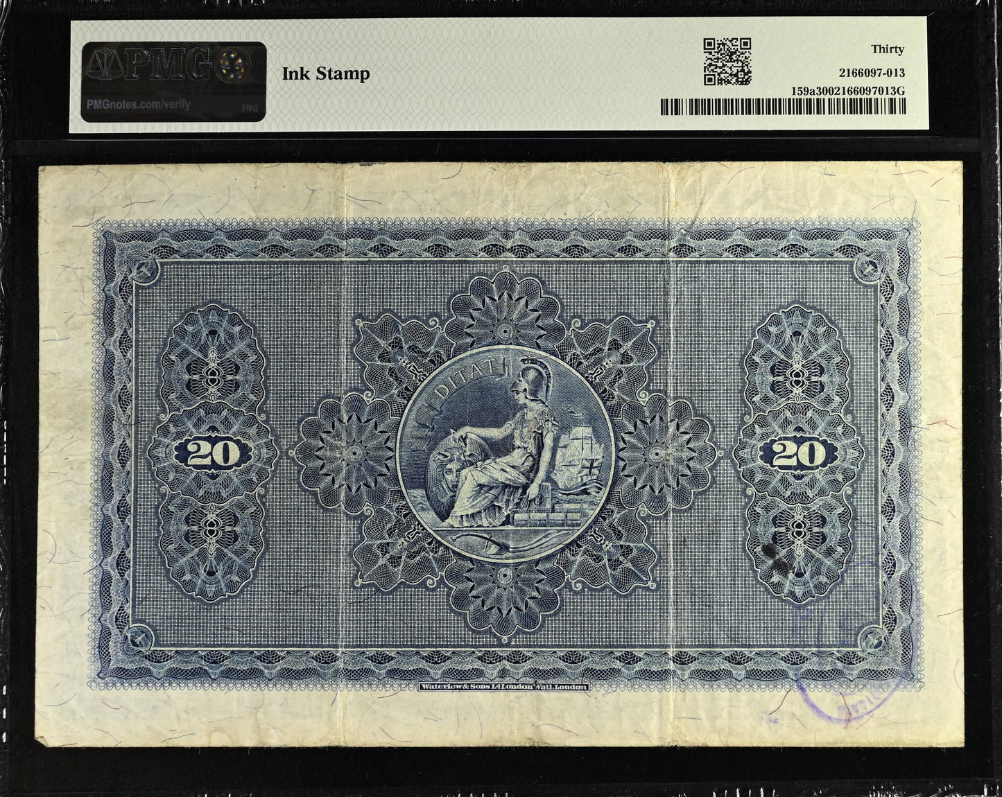 SCOTLAND P.159a SC234c 1943 British Linen Bank £20 G/4 VF 30