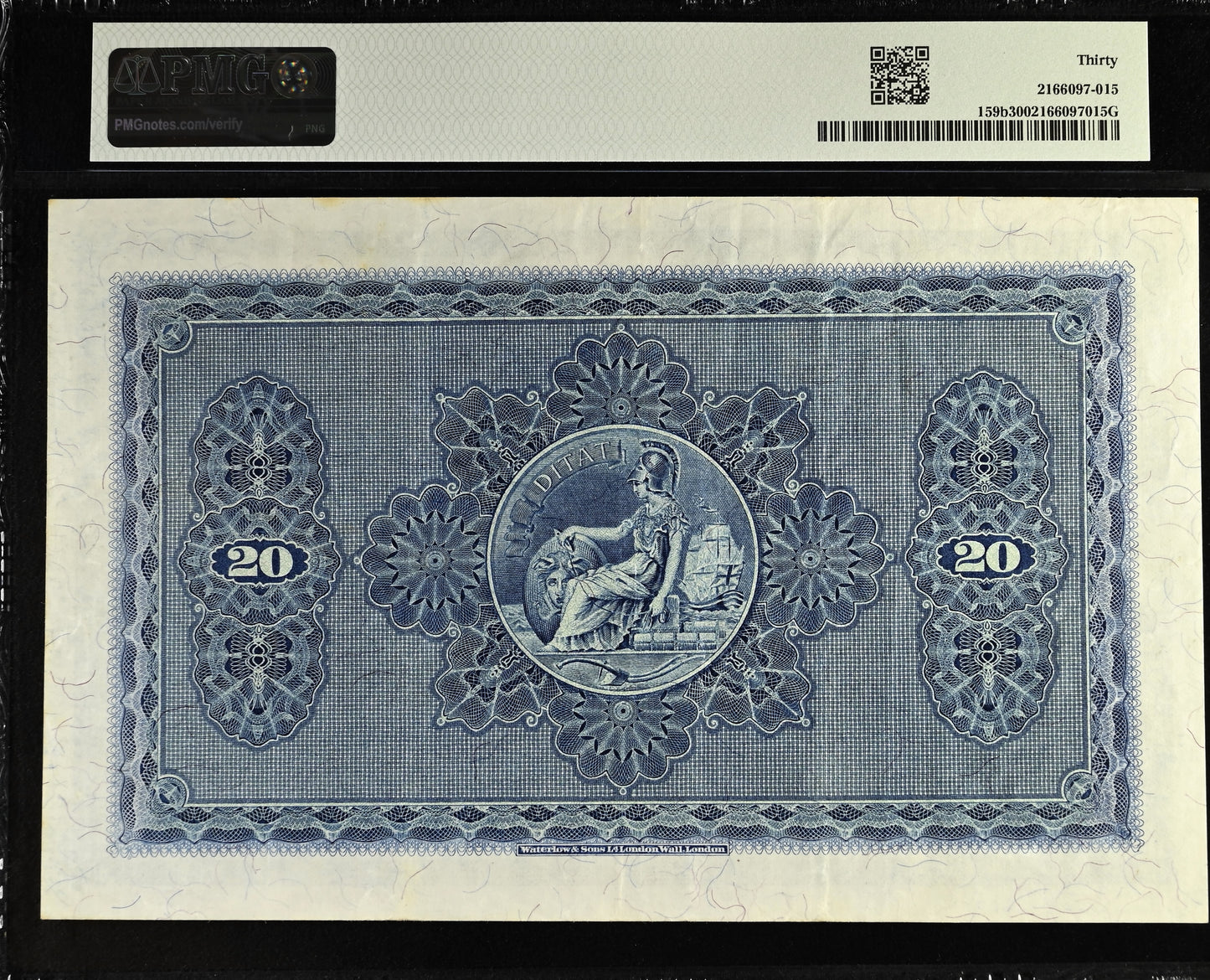 SCOTLAND P.159b SC235b 1957 British Linen Bank £20 E/5 VF 30