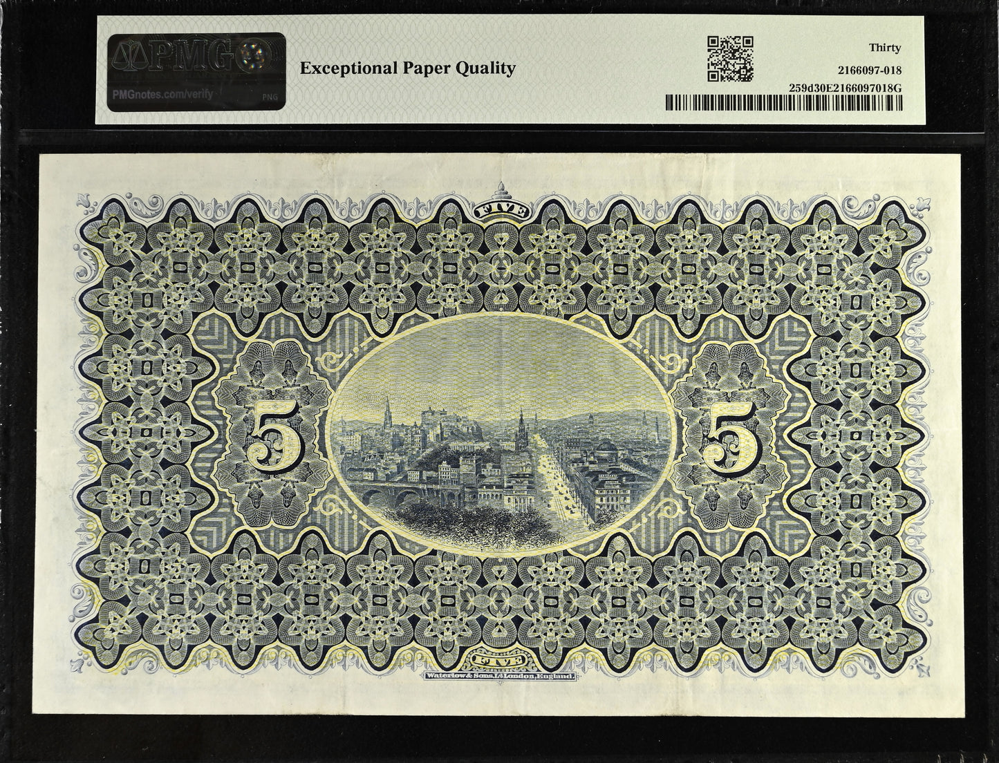 SCOTLAND P.259d SC512e 1945 National Bank of Scotland £5 VF 30 EPQ