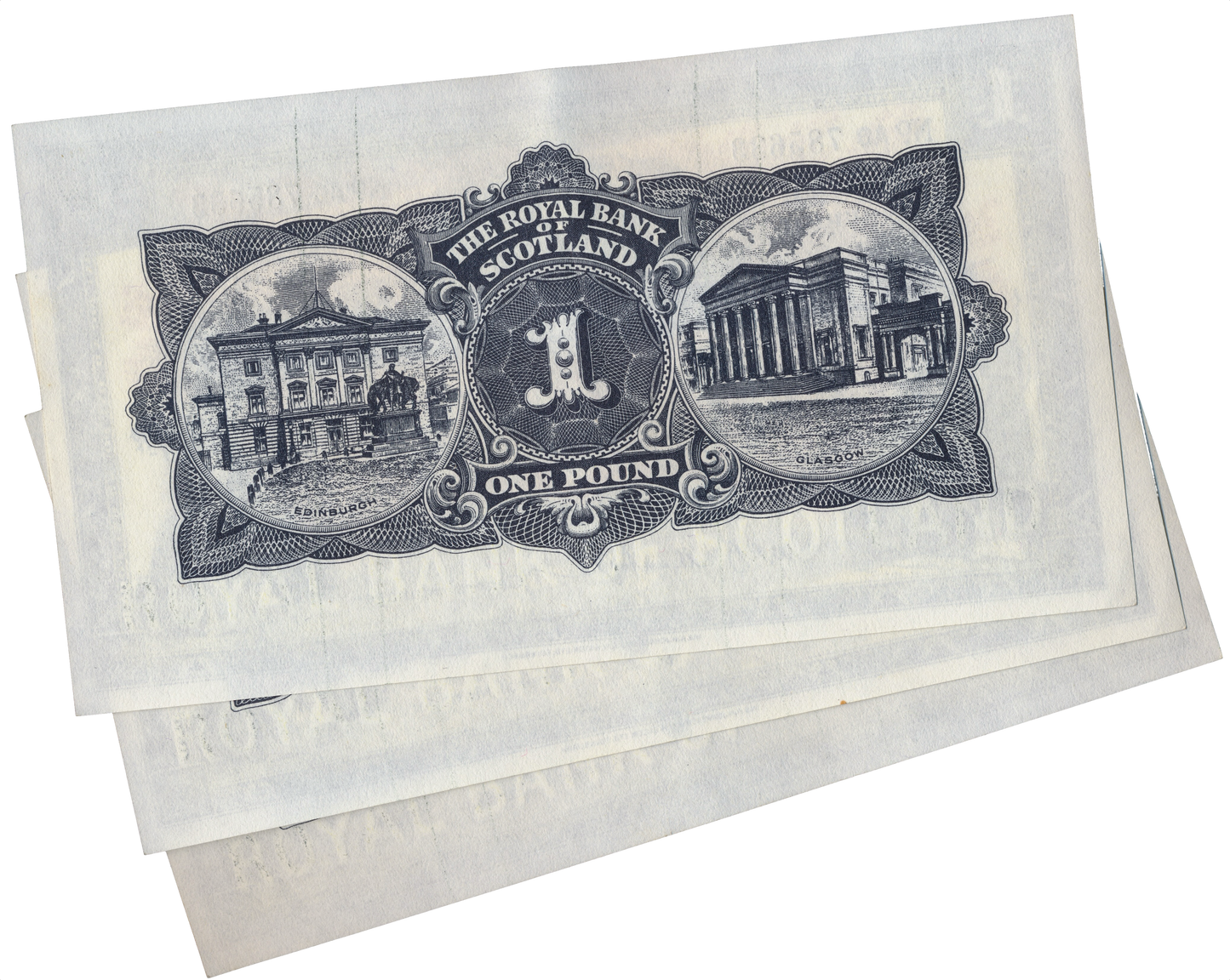 SCOTLAND P.324b SC803 1959 Royal Bank of Scotland £1 (3 consecutive) UNC