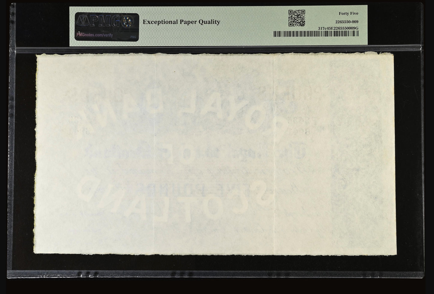 SCOTLAND P.317c SC811a 1944 Royal Bank of Scotland £5 Choice EF45 EPQ