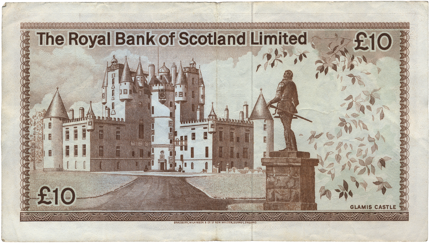 SCOTLAND P.338 SC819 1981 Royal Bank of Scotland £10 VF