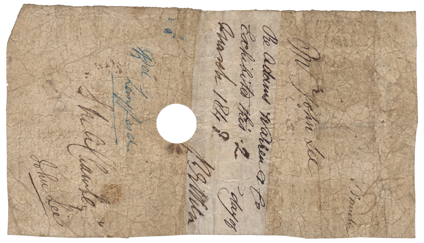 Shrewsbury and Market Drayton Bank 1844 £5 banknote Outing 1964b