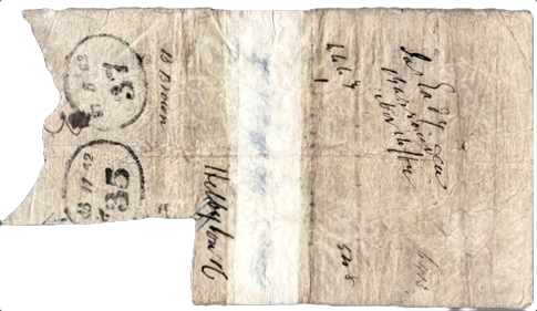 Sleaford & Newark Bank 1862 £10 banknote Outing 1973j