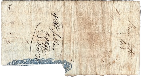 Stamford & Rutland Bank 1818 £1 banknote Outing 2033b