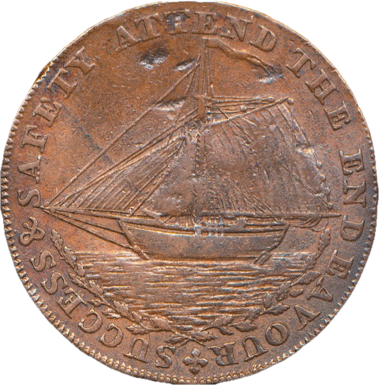 Sussex D&H 24 Hastings 1794 Conder Halfpenny