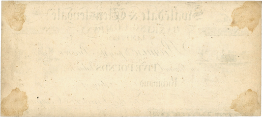 Swaledale & Wensleydale Banking Company 1883 £5 proof banknote Outing 1786d
