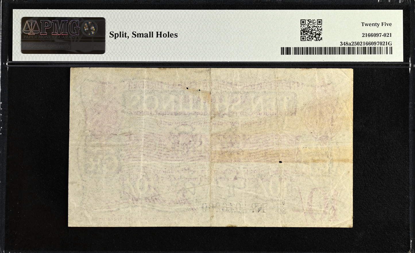 ENGLAND P.348a T13.1 1915 HM Treasury Bradbury 10s W80 VF 25