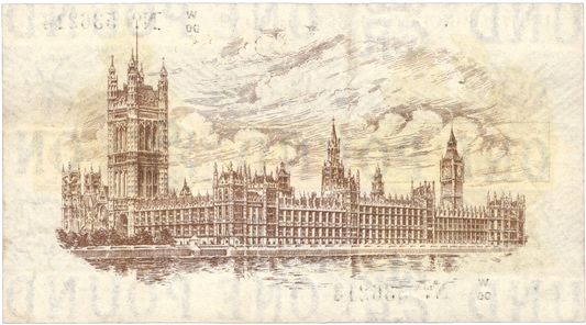 ENGLAND P.357 T24 1919 HM Treasury Fisher £1 EF