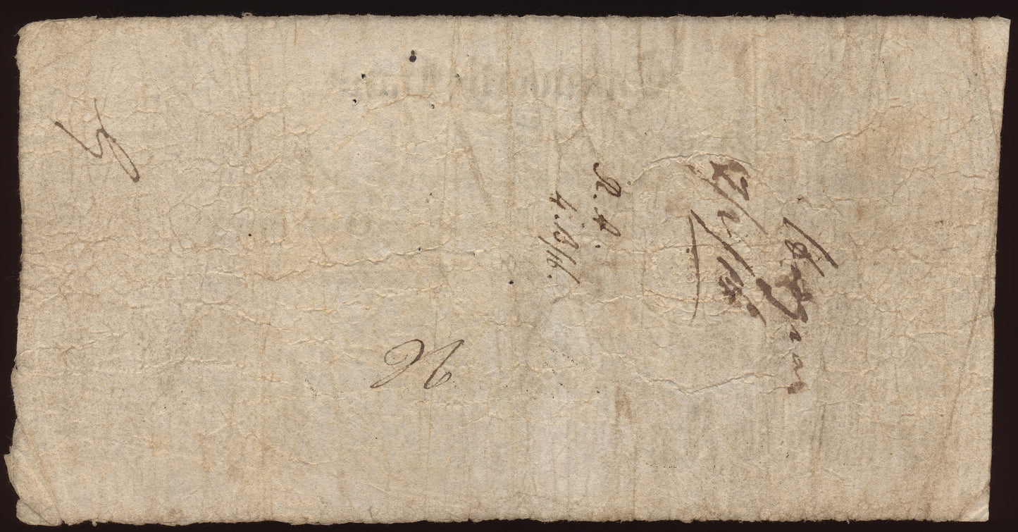 Tamworth Bank 1814 £1 banknote Outing 2130a
