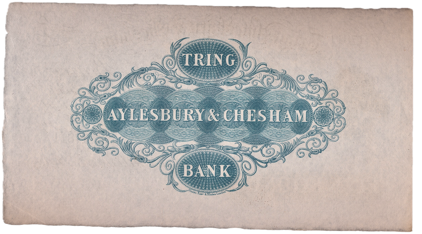 Tring, Aylesbury & Chesham Bank 18__ £5 banknote Outing 2199c