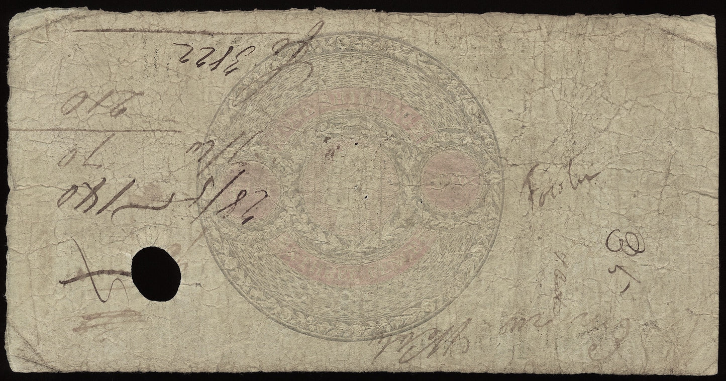 Warwickshire Old Bank 1830 £5 banknote Outing 2280f