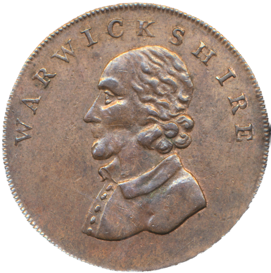 Warwickshire D&H 49 1792 County Conder Halfpenny