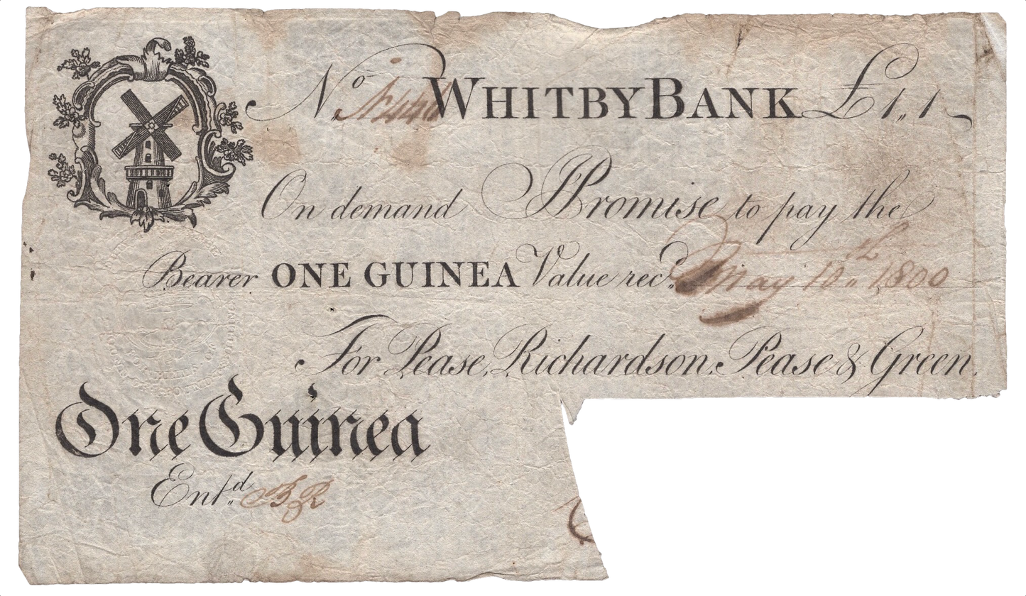 Whitby Bank 1800 1 guinea Outing 2342c