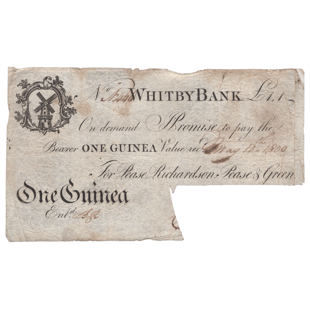 Whitby Bank 1800 1 guinea Outing 2342c