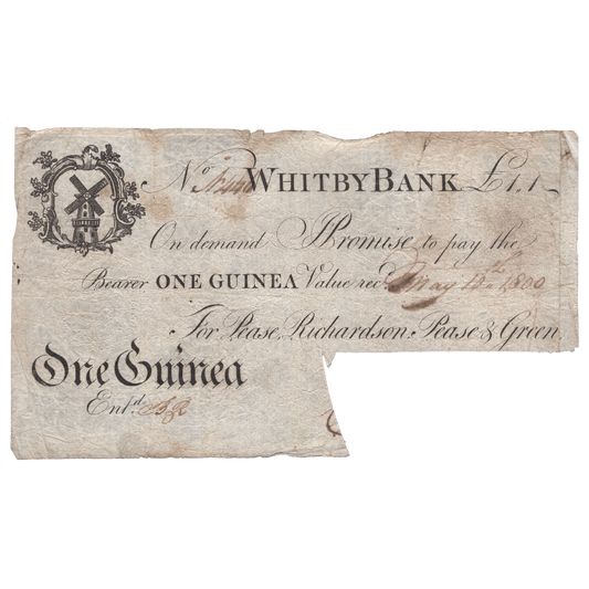 Whitby Bank 1800 1 guinea Outing 2342c