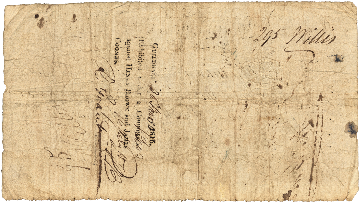 Windsor & Eton Bank 1813 £5 banknote Outing 2376g