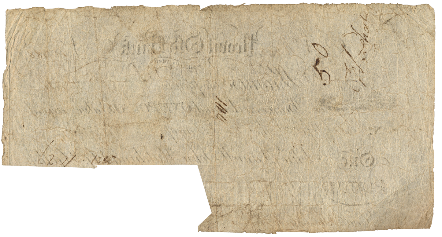 Yeovil Old Bank 1817 £1 banknote Outing 2443b