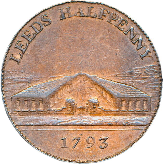 Yorkshire D&H 41 Leeds 1793 Conder Halfpenny