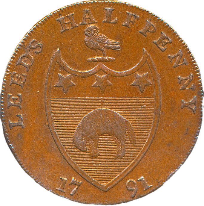 Yorkshire D&H 46 Leeds 1792 Conder Halfpenny