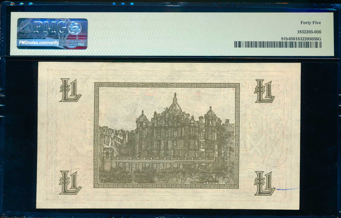 SCOTLAND P.91b SC103b 1939 Bank of Scotland £1 S Choice EF 45