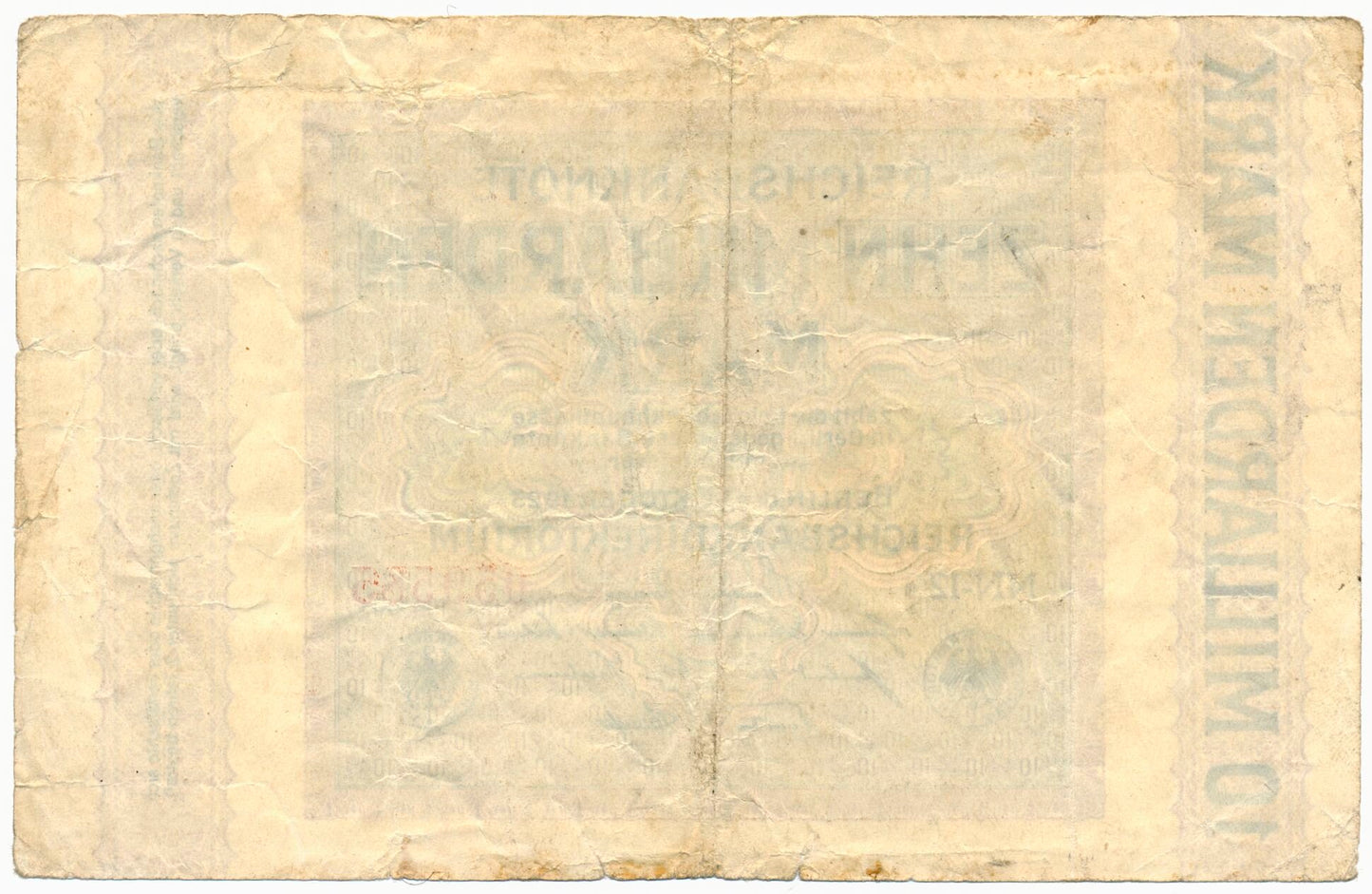 GERMANY P.117a 1923 10,000,000,000 Mark GF