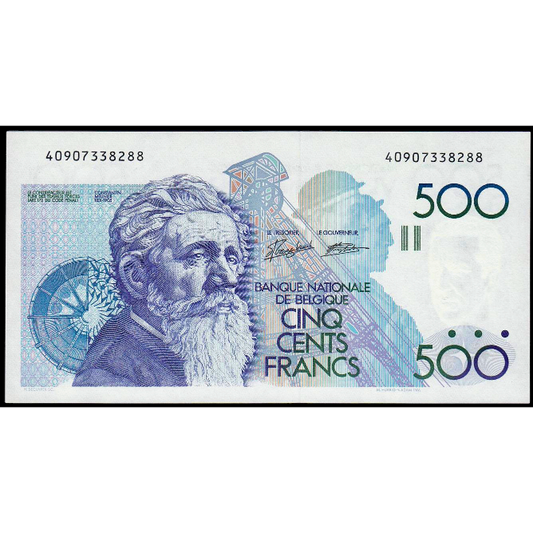 BELGIUM P.143a 1982-1998 500 Francs UNC