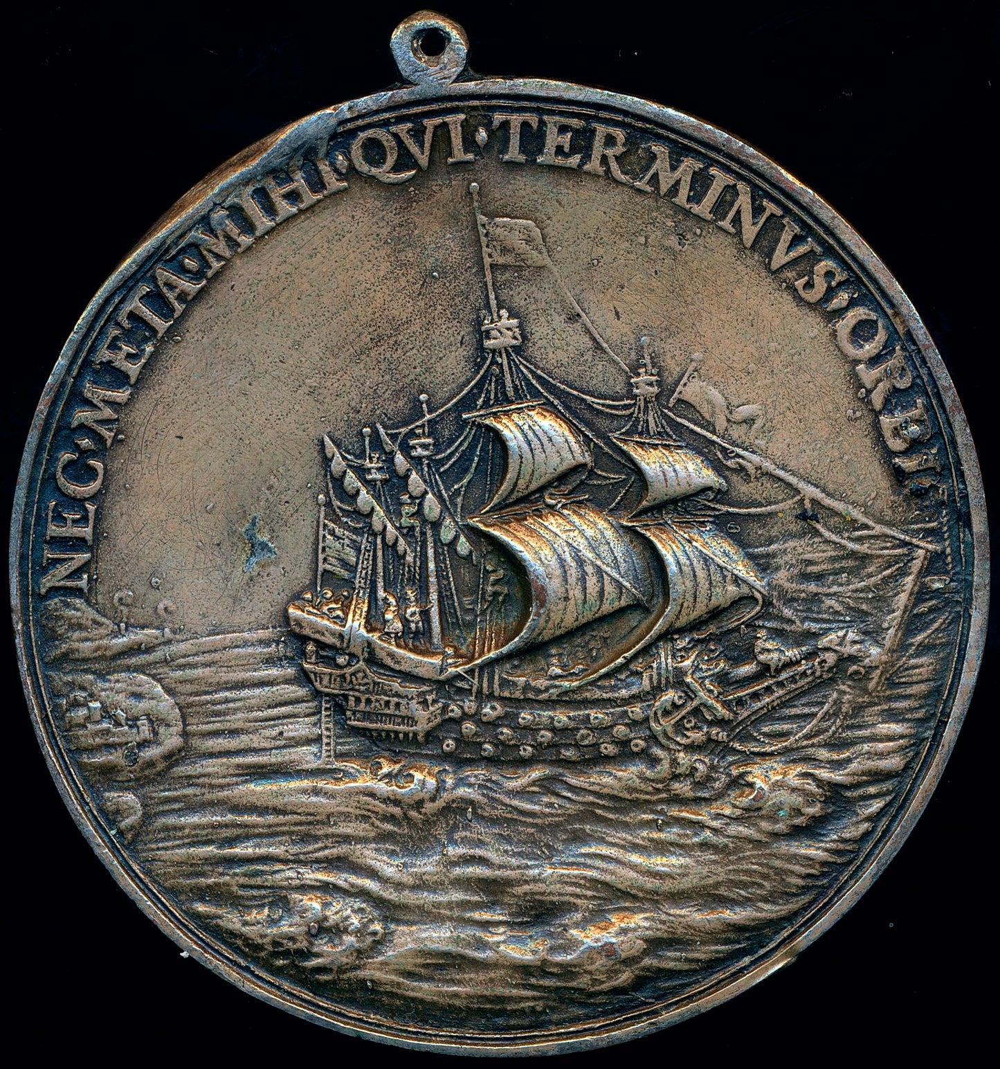 1630 Dominion of the Seas 58mm electrotype medal MI 256/40 E118b EF