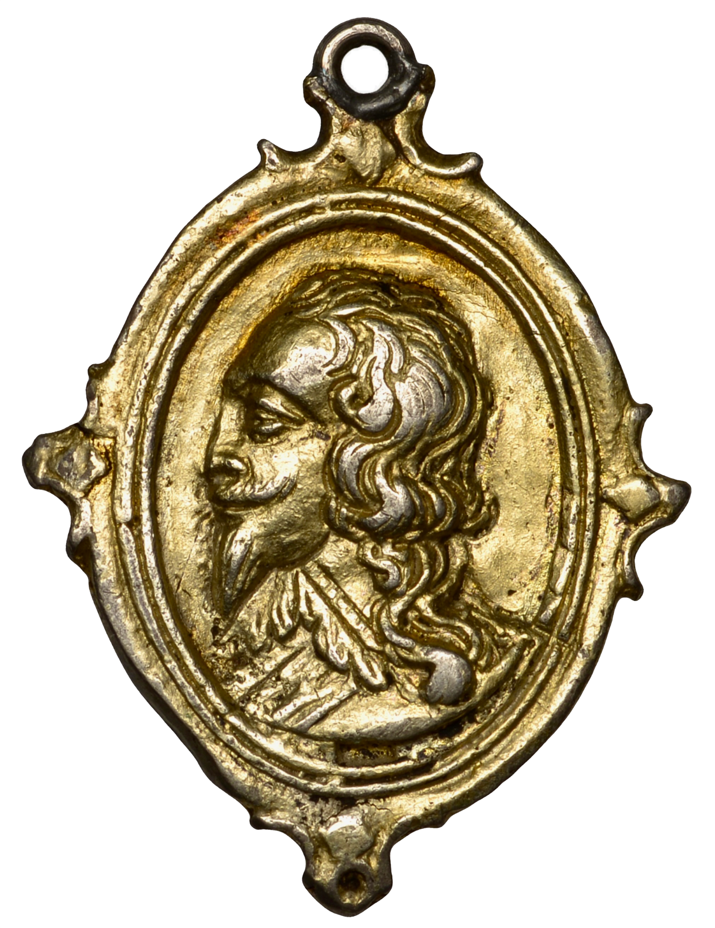 1642 (c) Royalist silver-gilt badge 27mm MI 361/235 VF
