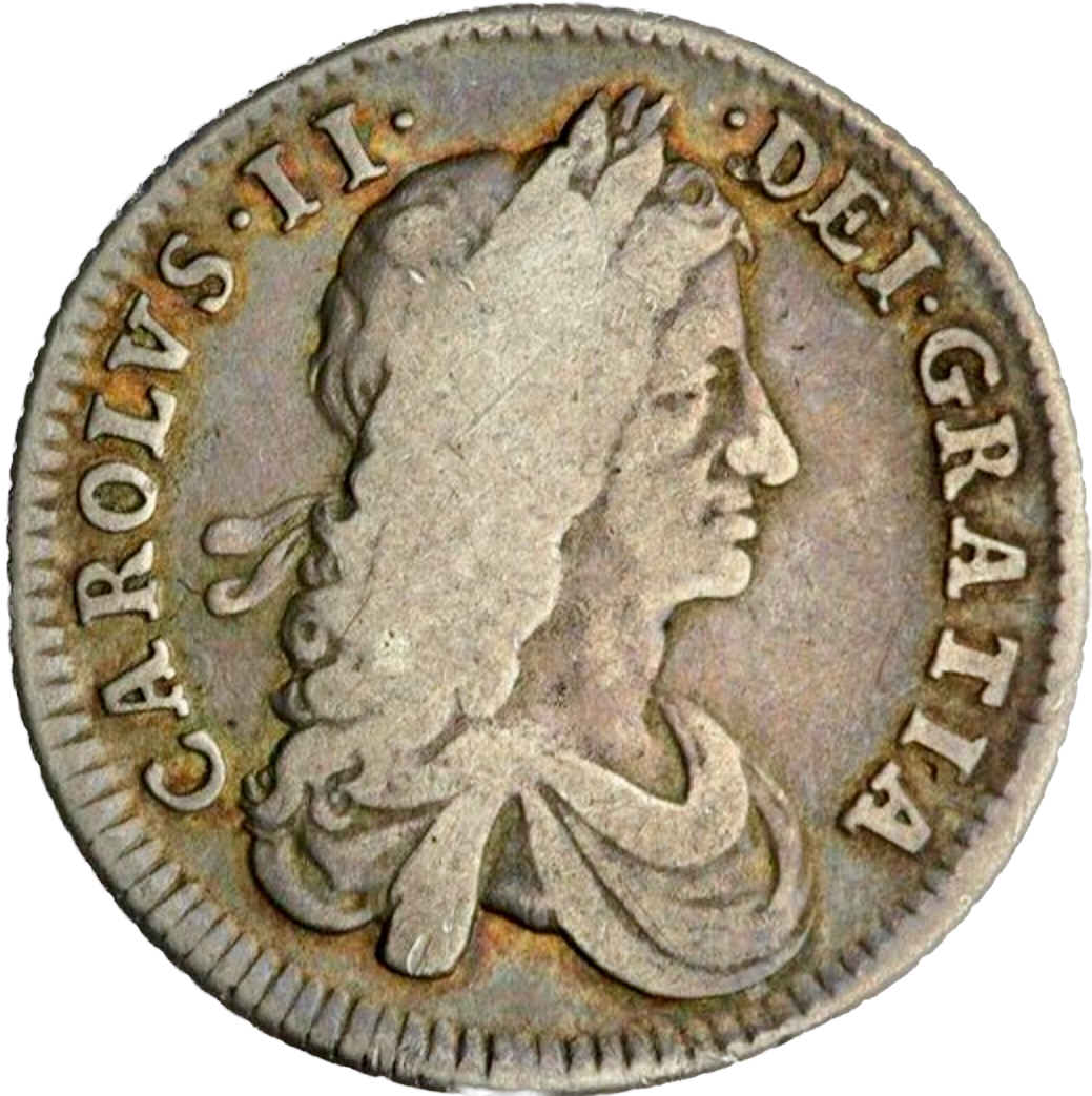 1663 Shilling First bust Transposed shields S3371 ESC 504 Extremely rare (R3) F/GF