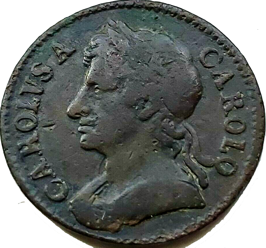 1673 Farthing S3394 BMC 525 No obverse stops NF Extremely rare