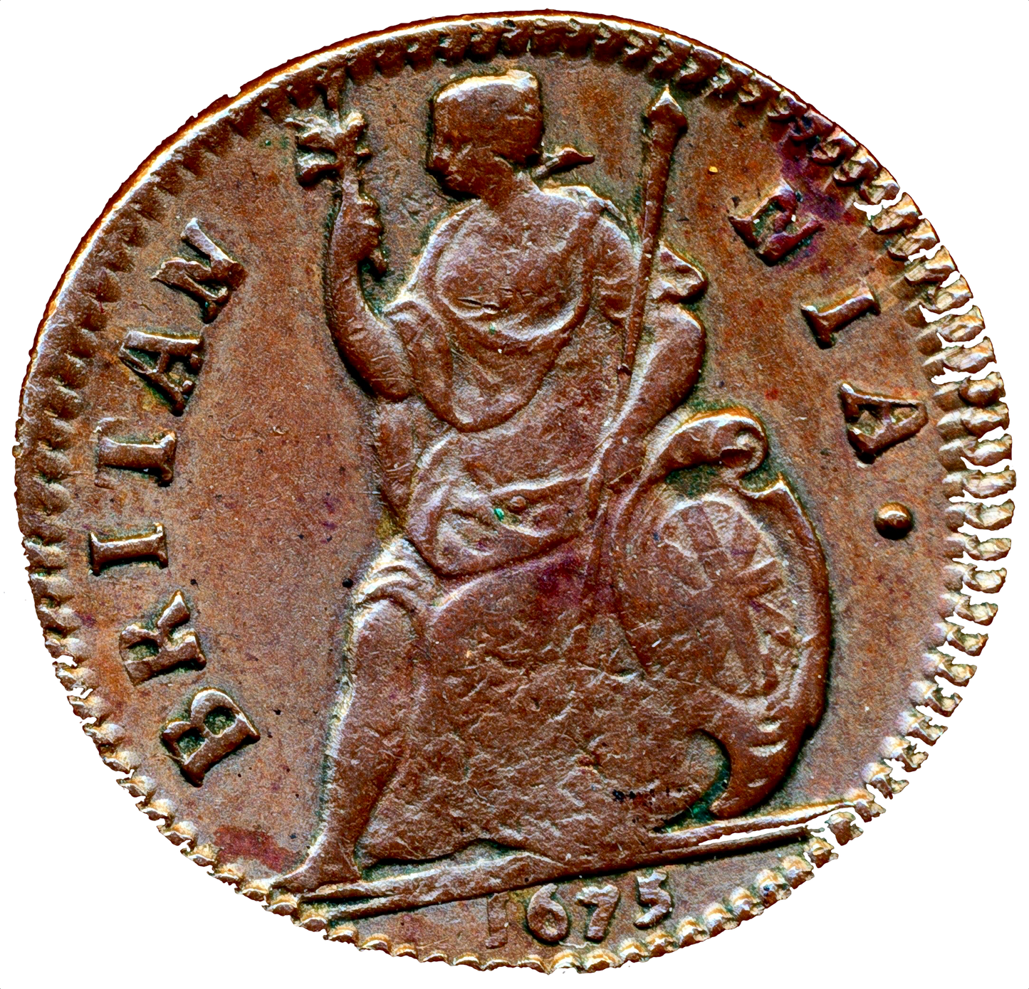 1675 Farthing S3394 BMC 528 GVF