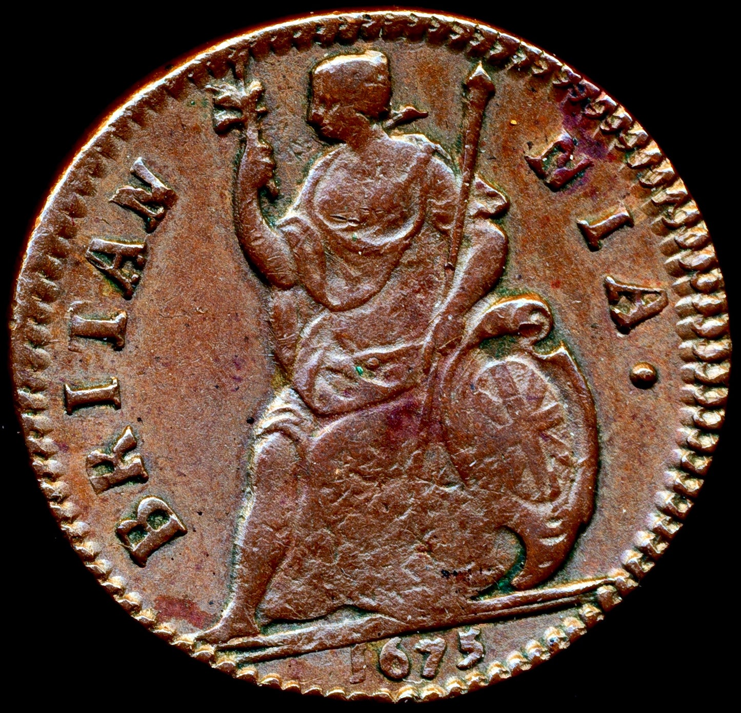 1675 Farthing S3394 BMC 528 GVF