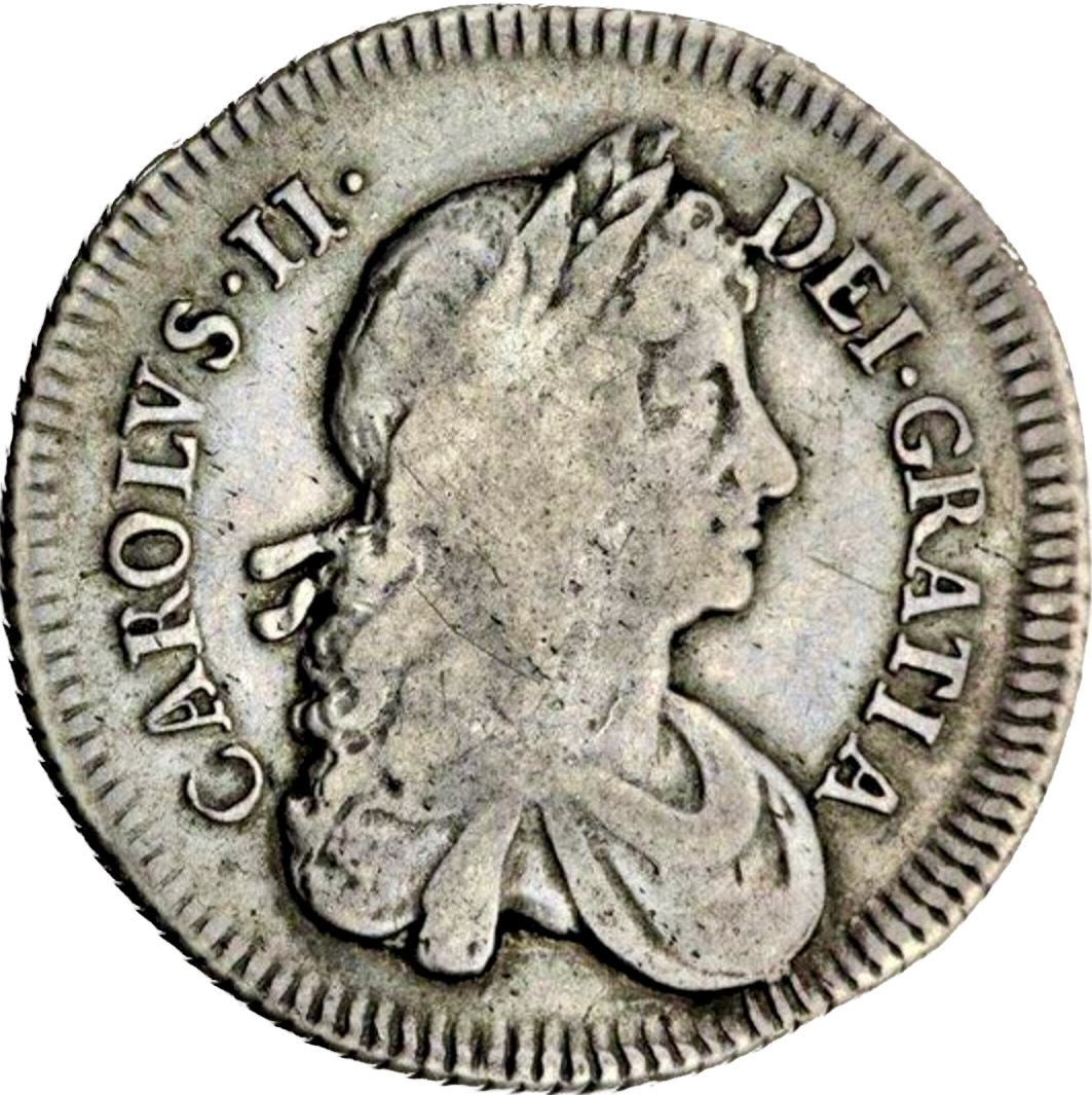 1678 Shilling Second bust S3375ESC 543 Rare (R2) NF/GF