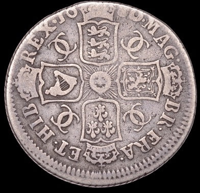 1680 Shilling Second bust variety S3375 ESC 551 Excessively rare (R6) AF