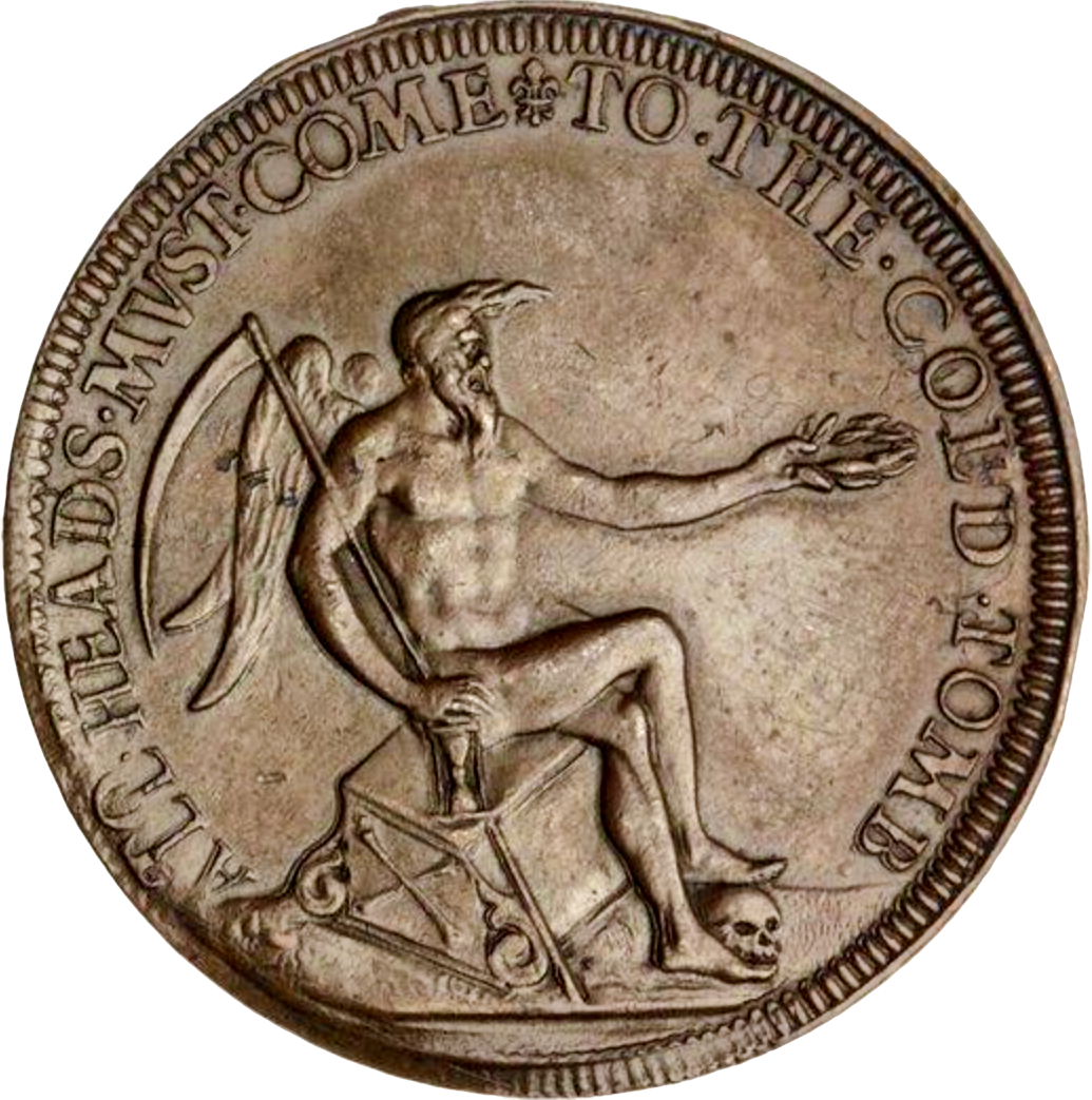 1684 Death of Charles II bronze medal E270 MI 601/289-90