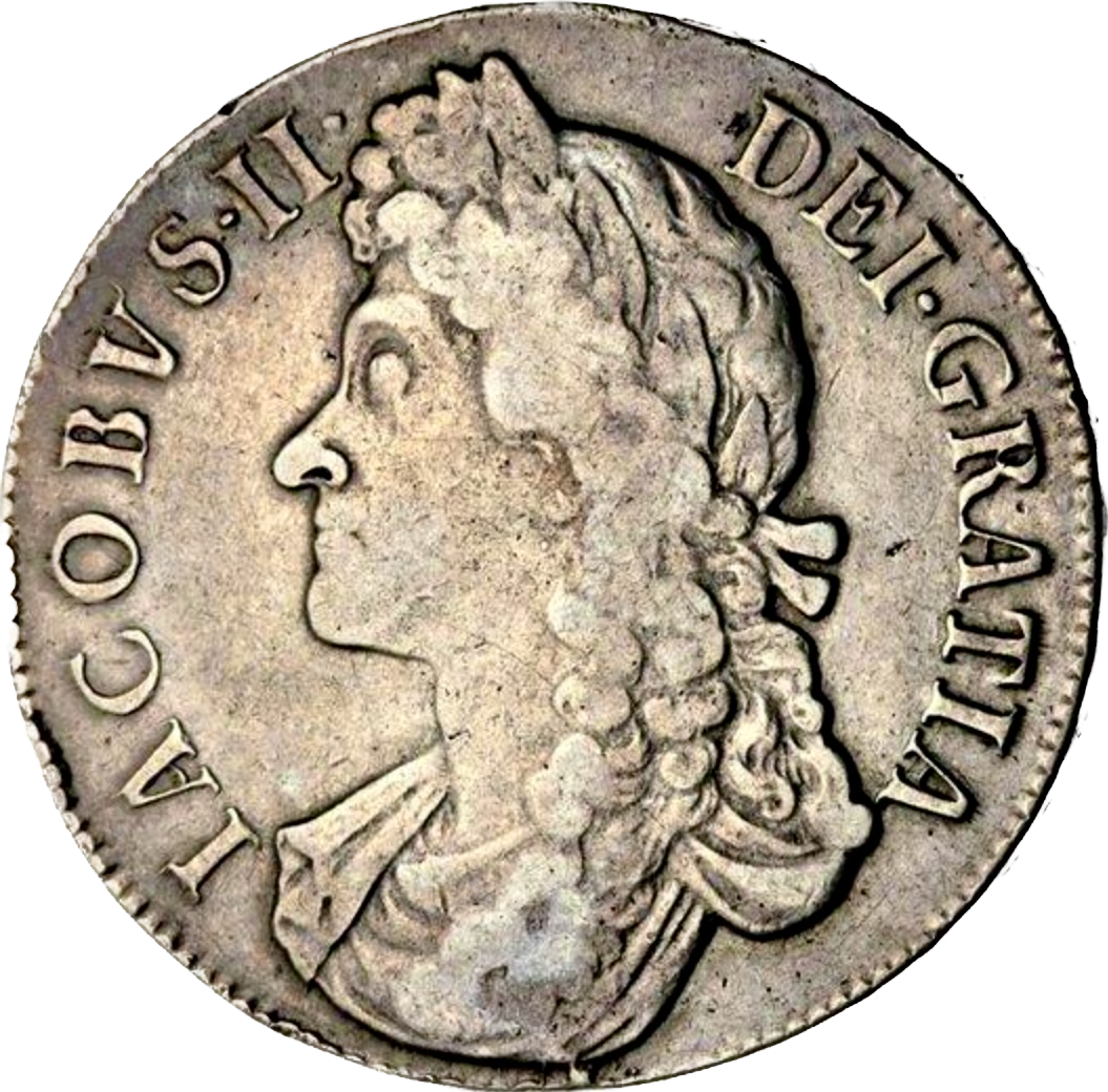 1688 Crown Second bust S3407 ESC 746 AVF/VF