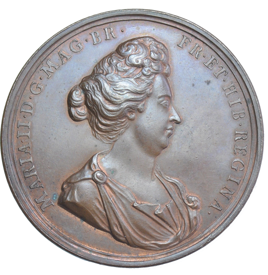 1694 Death of Mary bronze medal E362 MI111/43 EF