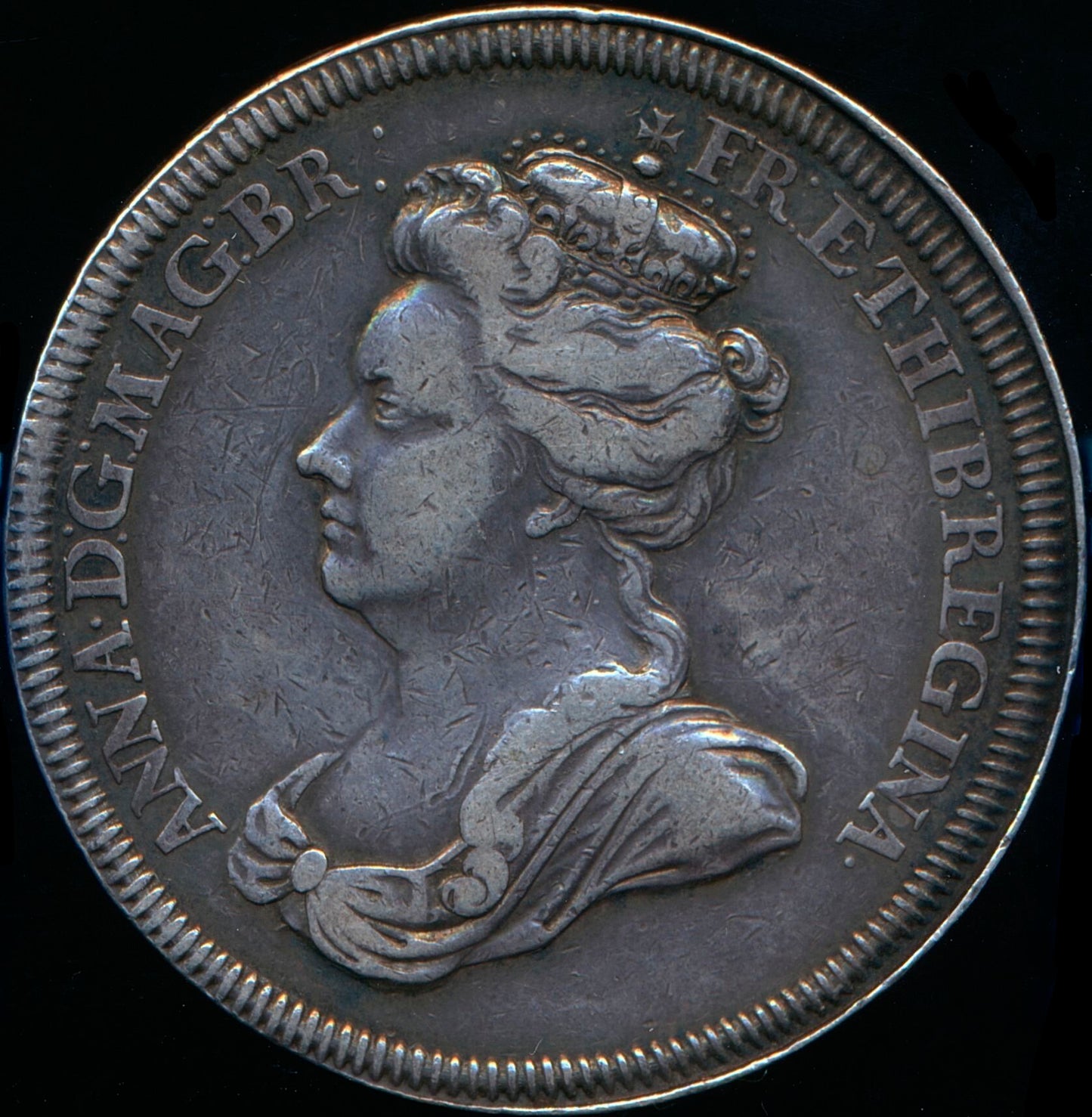 1702 Coronation silver medal E388 MI227/1 VF