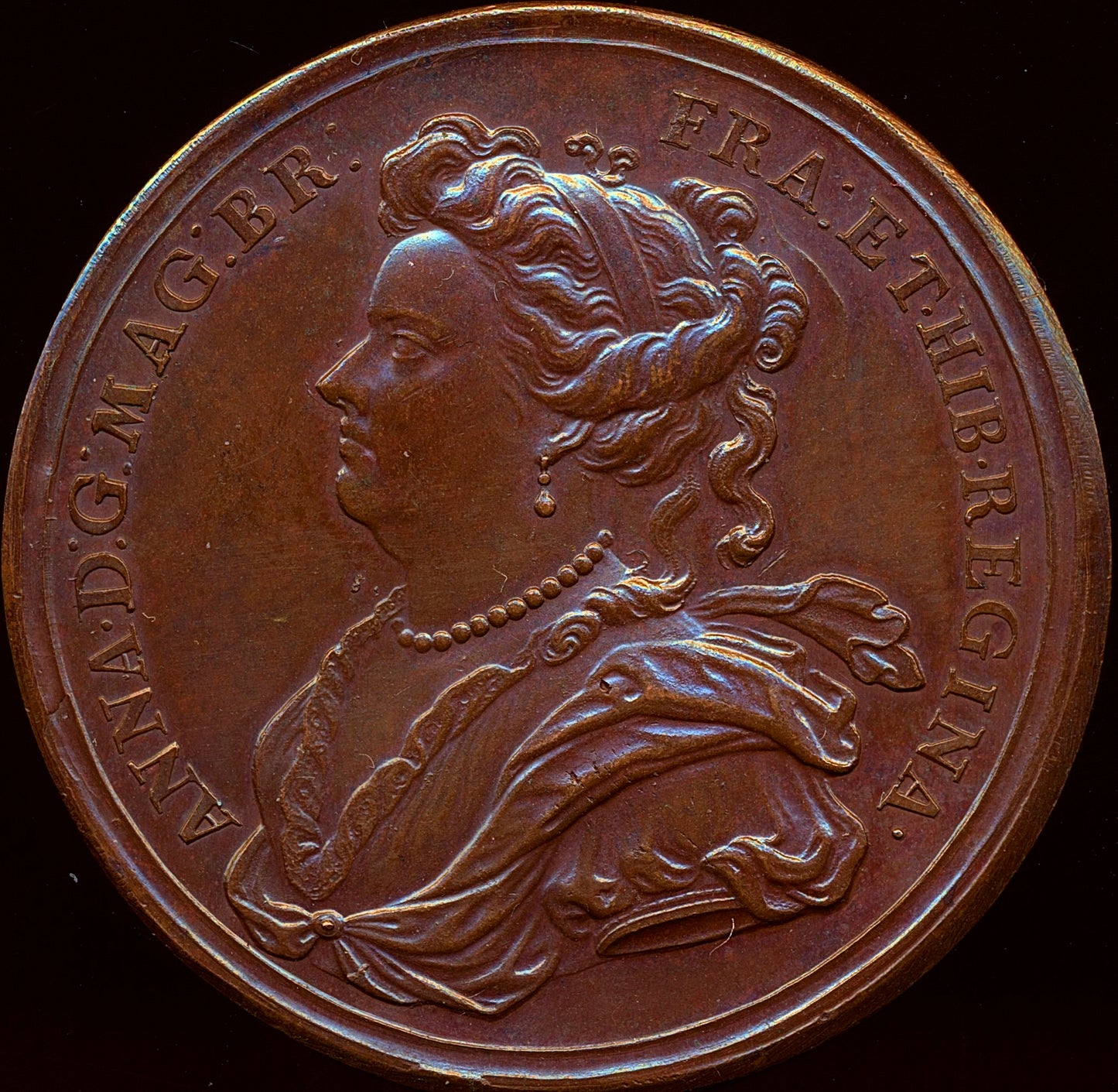 1702 Prince George, Appointment as Lord High Admiral bronze medal E392 MI233/14