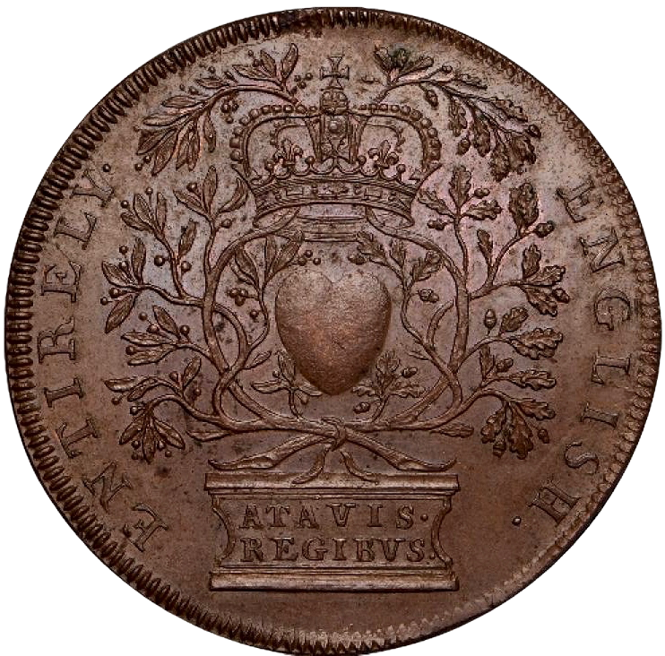1702 Coronation bronze medal E388 MI227/1 NEF/EF