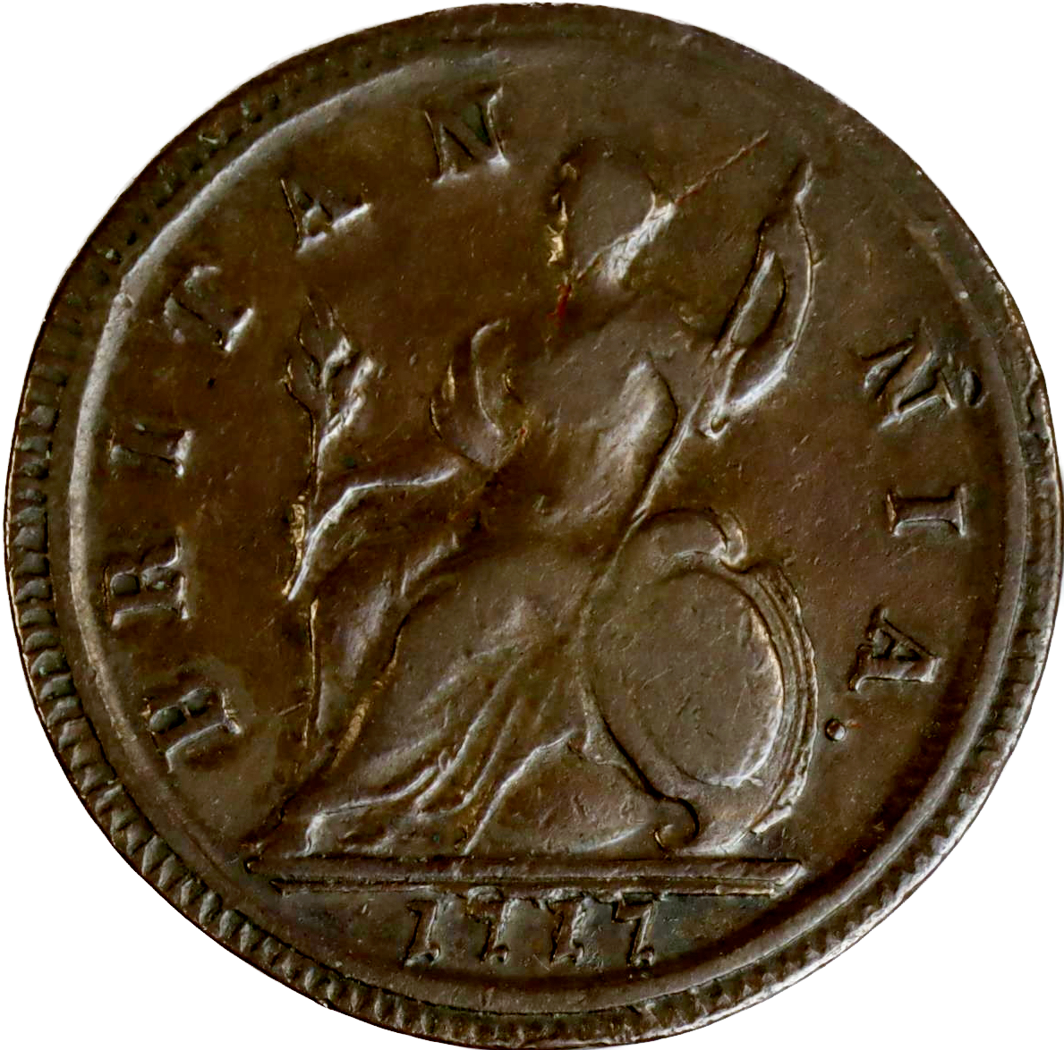 1717 Halfpenny S3659 BMC 768 NVF