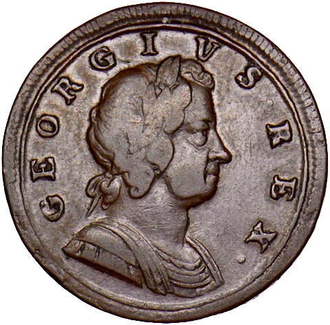 1720 Halfpenny S3660 BMC 795 GF