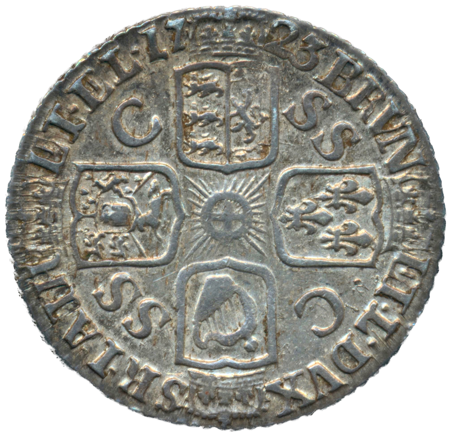 1723/0 Sixpence SSC in angles S3652 ESC 1613 Rare GVF